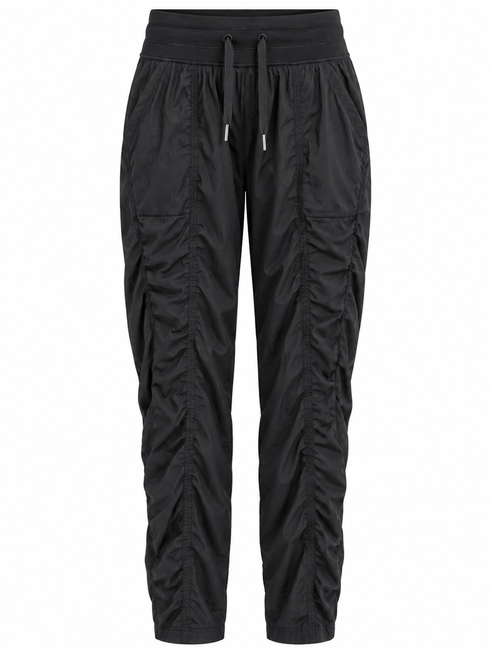 lululemon athletica Dance Studio Black Ruched Drawstring Joggers